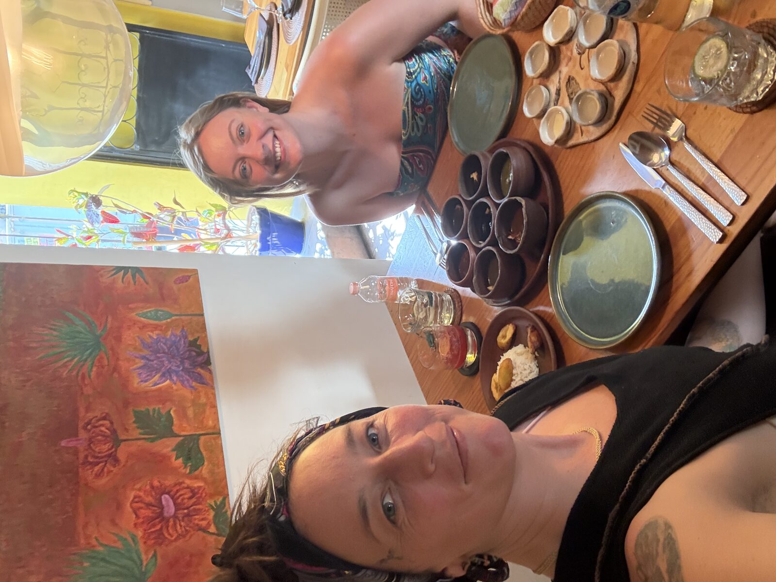 Anna on the beach at dusk, Oaxaca