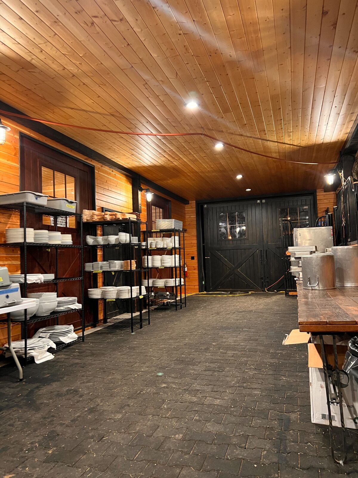 Plated lunch for retreat