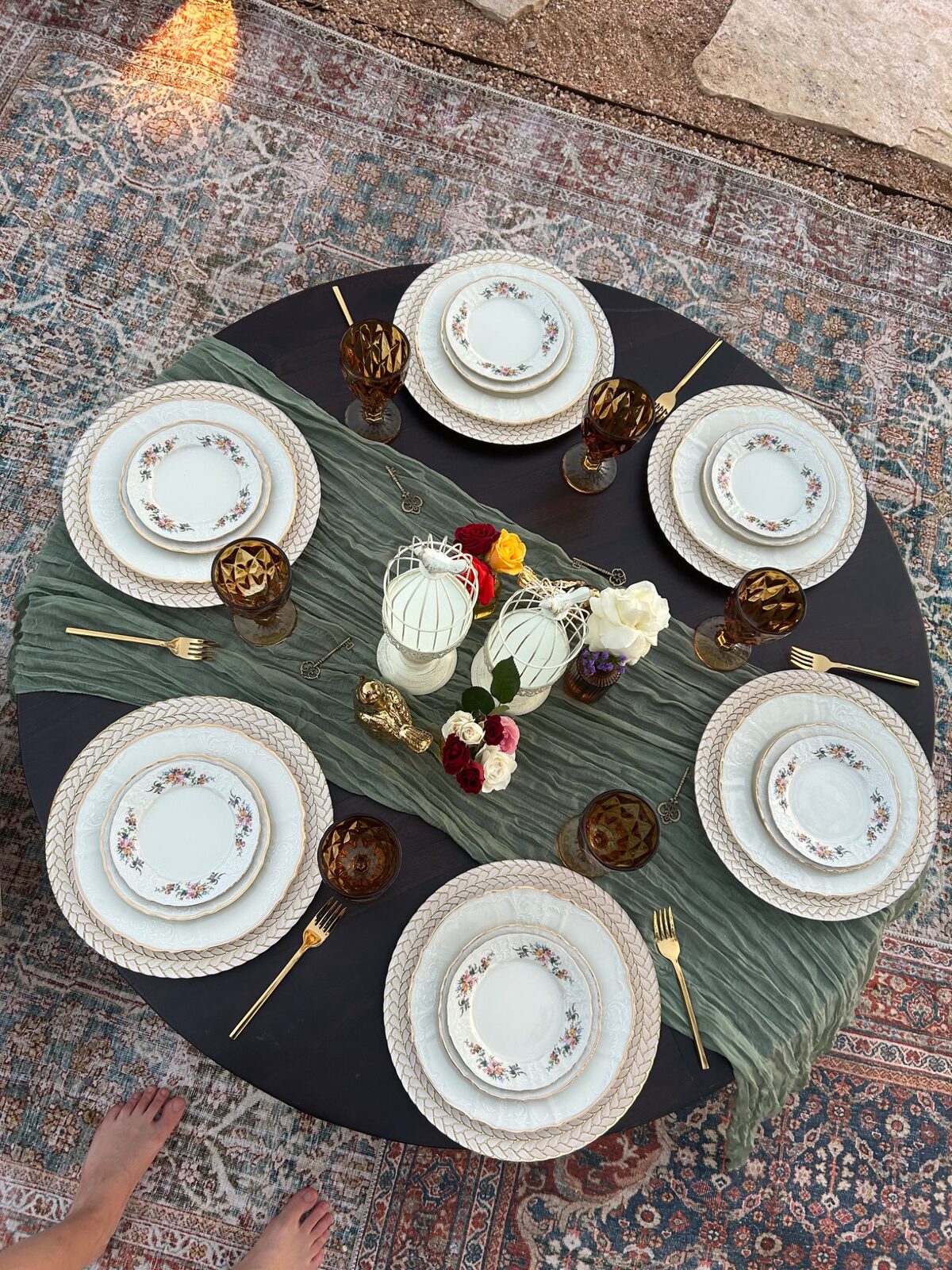 Buffet for 300 guests at Burning Man